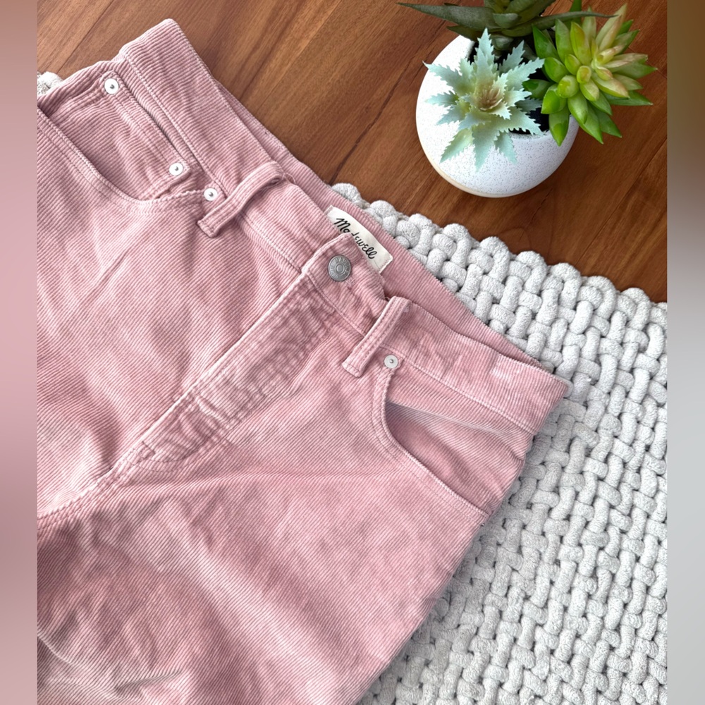 Madewell | The Perfect Vintage Straight Jean Corduroy Edition Pale Thistle | 28